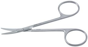 STORZ Eye Scissors Curved Blunt Tips - E3418 I